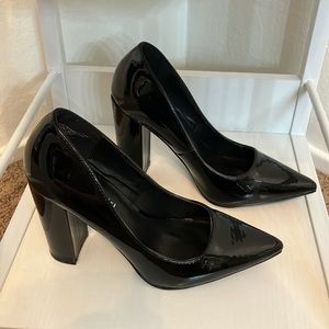 Madden Girl Patent Chunky Heel